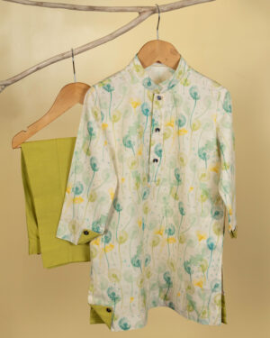 Summer Print Kurta With Pants
