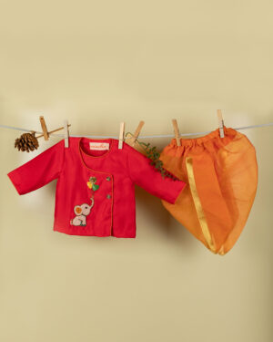 Elephant Angarkha With Dhoti