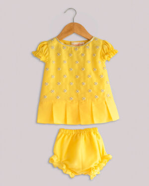 Yellow Frock With Bloomers