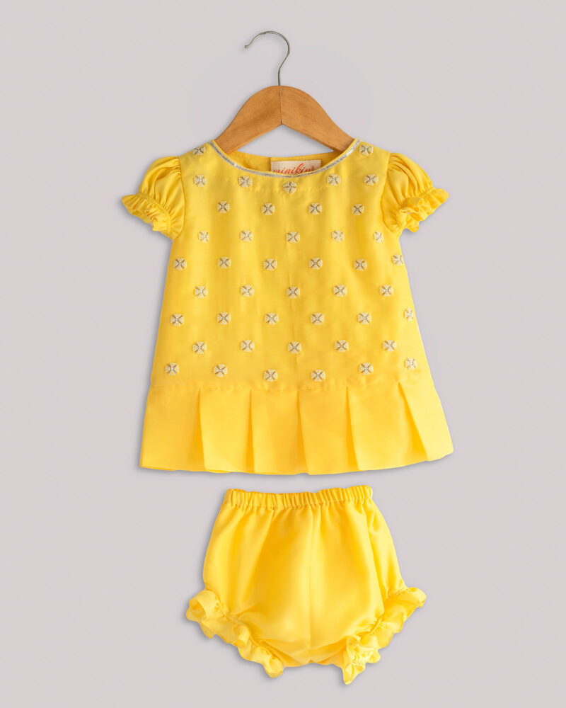 Yellow Frock With Bloomers