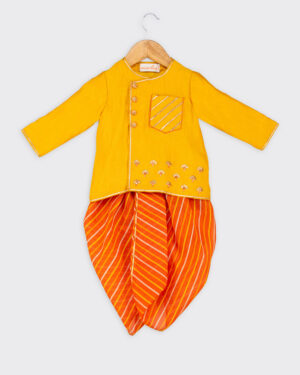 Gota Angarkha Dhoti Set