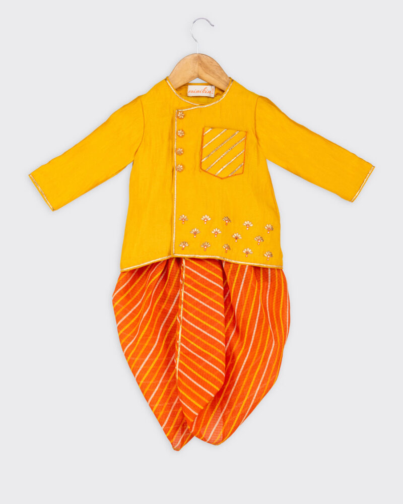 Gota Angarkha Dhoti Set
