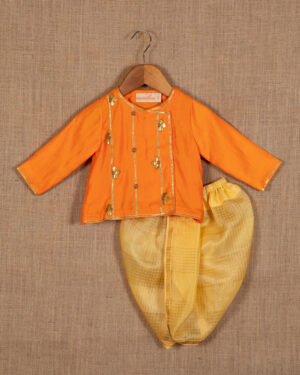 Orange Gota Angarkha Set