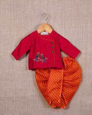 Red Bird Angarkha Set