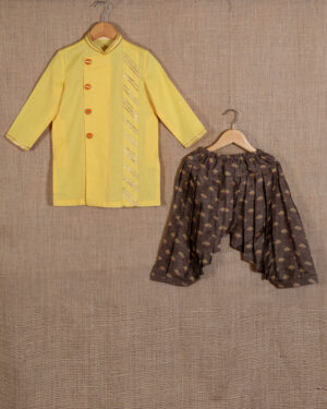 Yellow Kurta Patiala Set